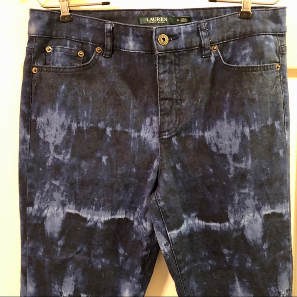 Lauren by RLsz 8 skinny tie dye cropped high waist jean - Picture 4 of 7